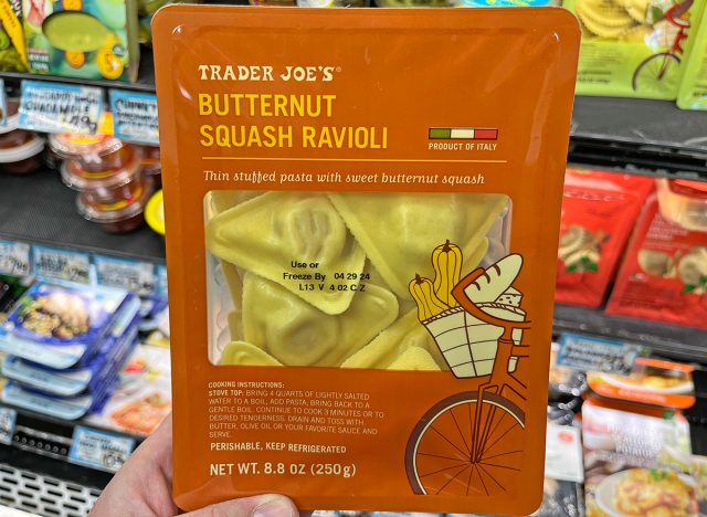 Trader Joe's butternut squash ravioli