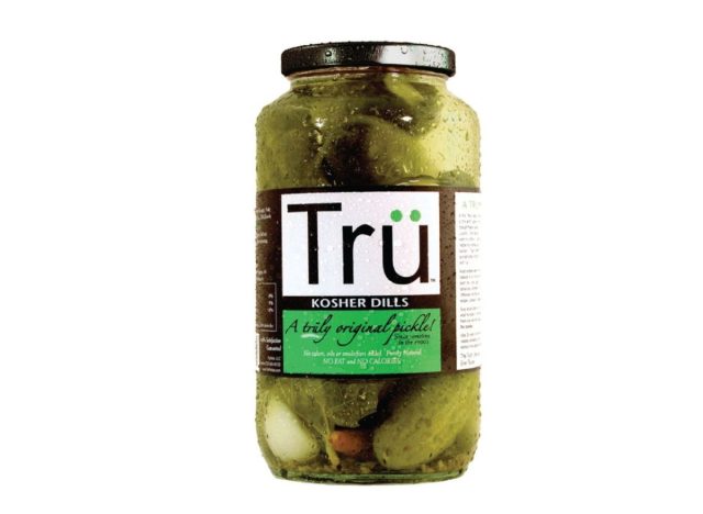 jar of Tru pickles