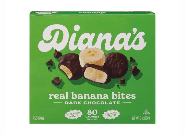 Diana's Dark Chocolate Banana Bites at Aldi