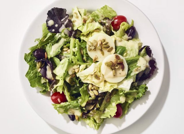 Bonefish Grill House Salad with Wood Grilled Chicken and Citrus Herb Vinaigrette