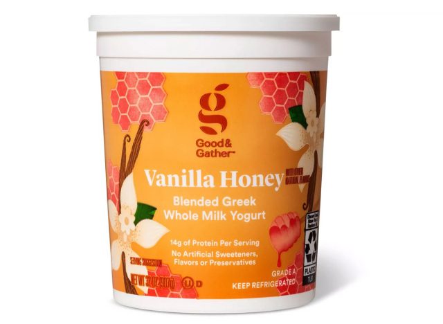 Good & Gather Vanilla Honey Blended Greek Whole Milk Yogurt