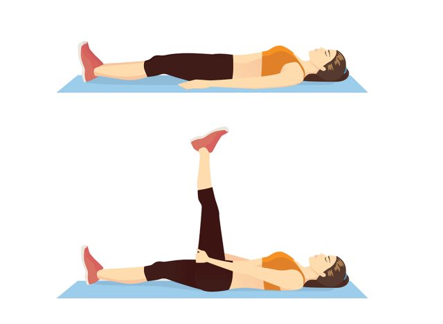 Supine Hamstring Stretch 