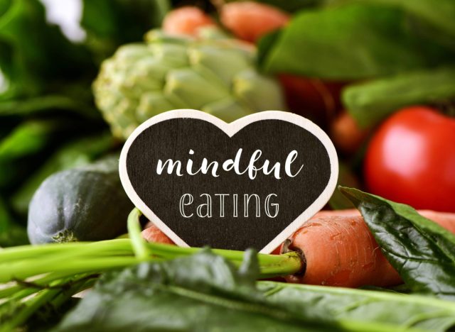 mindful eating concept