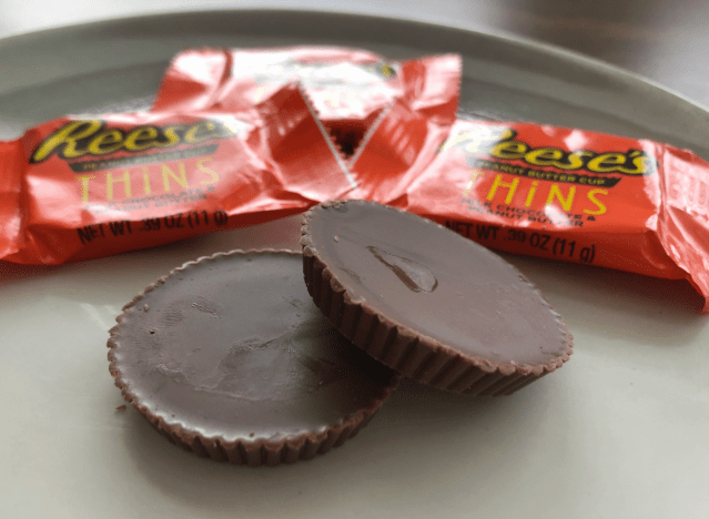 reeses thins out of the package. 