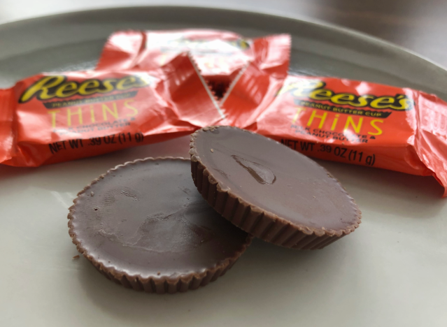 reeses thins out of the package. 