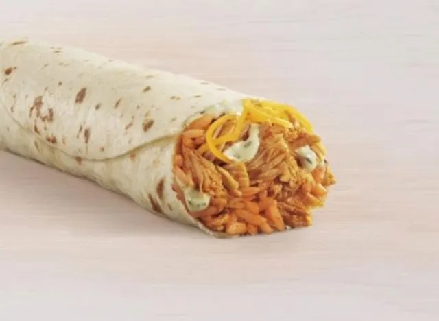 taco bell shredded chicken burrito