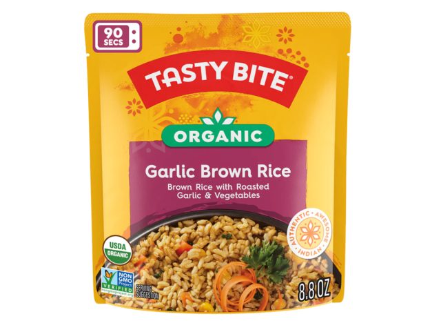 Tasty Bite Organic Brown Rice and Garlic 