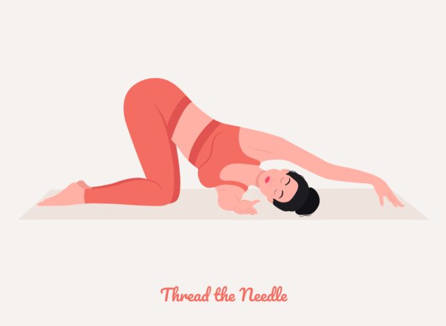 thread the needle exercise