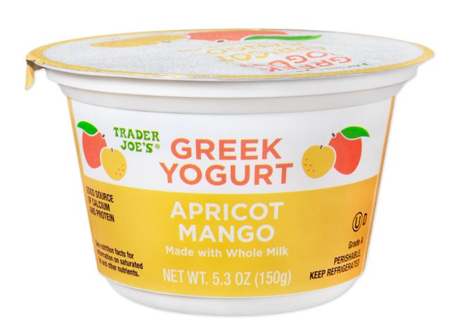 Trader Joe's Apricot Mango Greek Whole Milk Yogurt