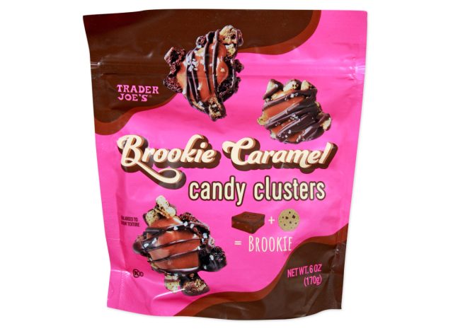 bag of trader joe's brookie caramel candy clusters