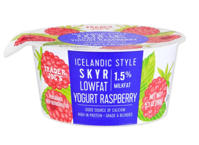 trader joe's icelandic raspberry yogurt.