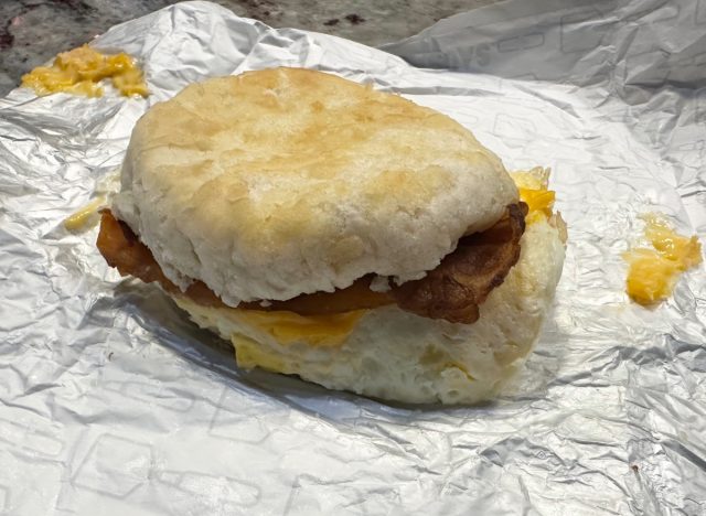 wendy's bacon egg and cheese biscuit