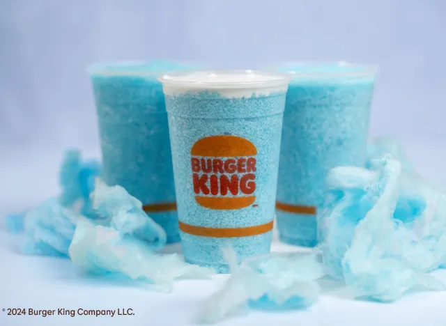 Burger King Frozen Cotton Candy Beverage