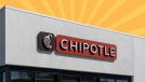 Chipotle storefront on yellow background