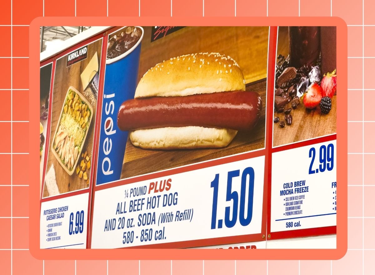 Costco food court menu