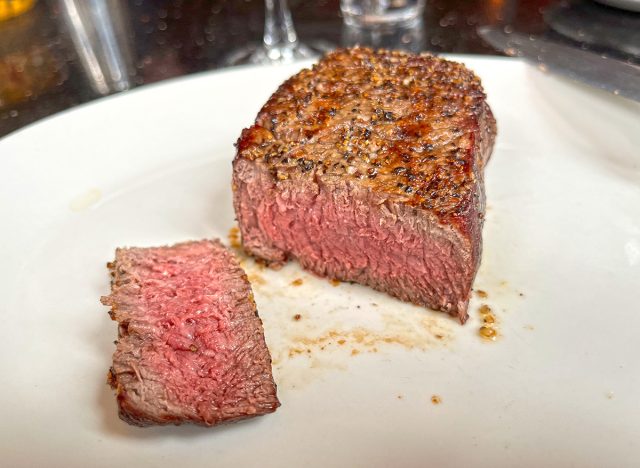 An inside look at the filet mignon from Del Frisco's Double Eagle Steakhouse