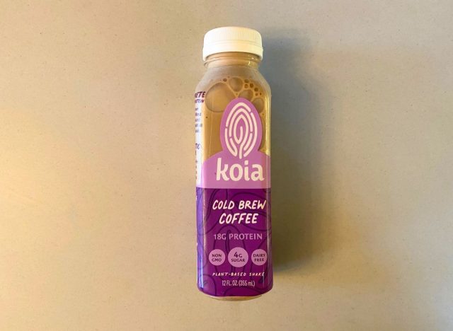 bottle of Koia protien shake