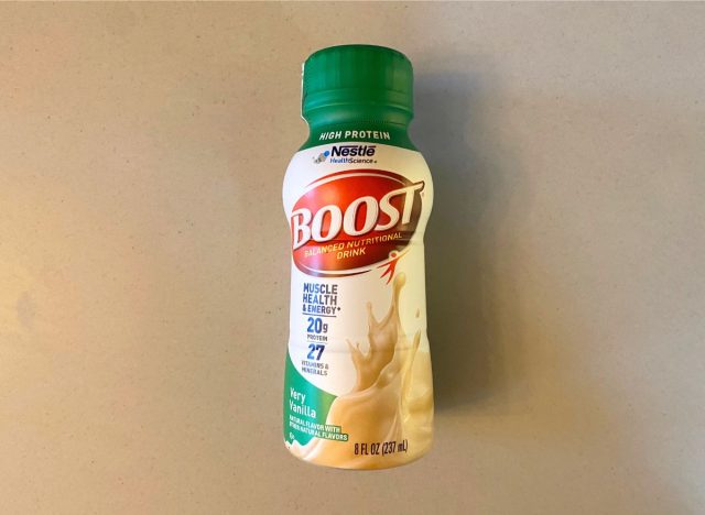 bottle of Boost Protein