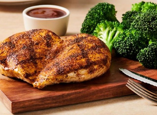 chicken and broccoli from Outback Steakhouse