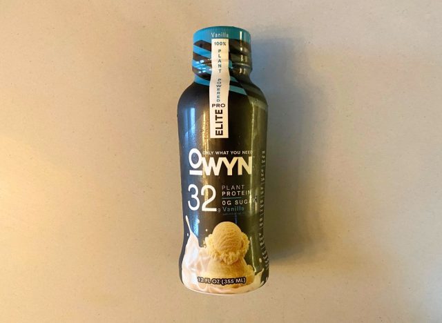 bottle of Own Protein shake