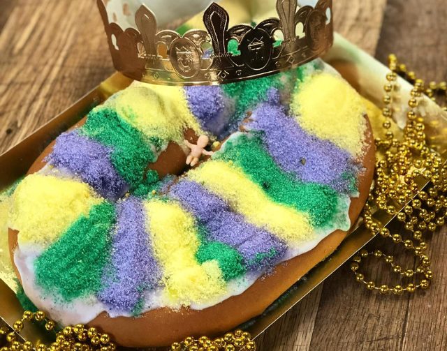 King cake from Poupart Bakery