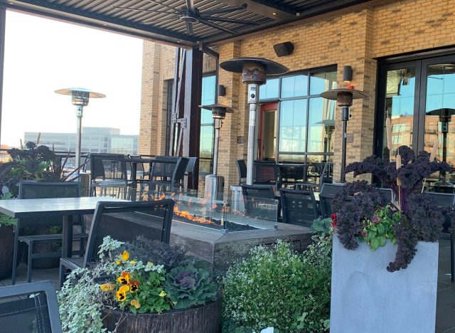 The outdoor patio area at Provision in Indianapolis. 