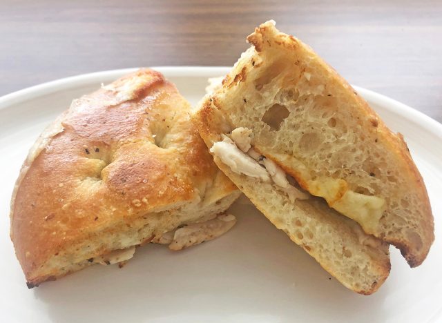 The new Chicken Bacon Rancher sandwich at Panera Bread