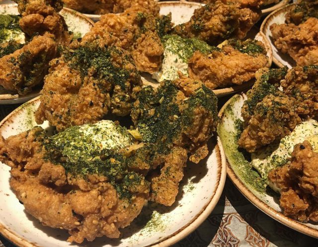 sesame fried chicken at Sarma