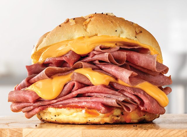 Arby's Double Beef 'n Cheddar 