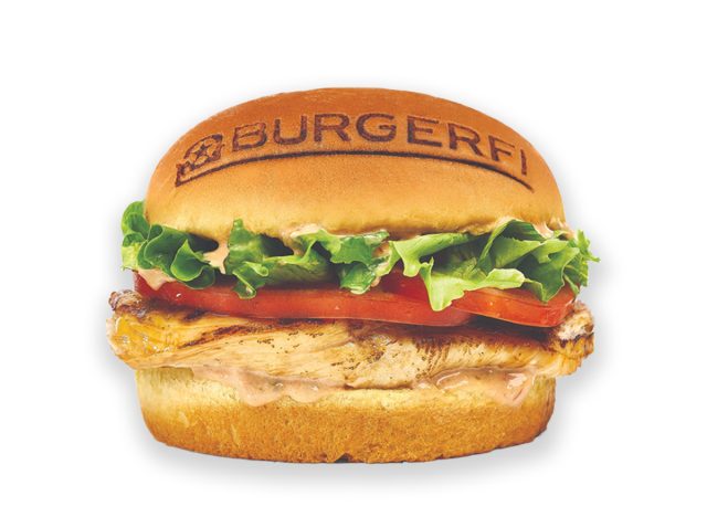 burgerfi grilled chicken sandwich