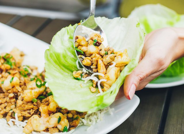 California Pizza Kitchen Lettuce Wraps with Chicken