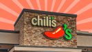chili's restaurant on a designed background