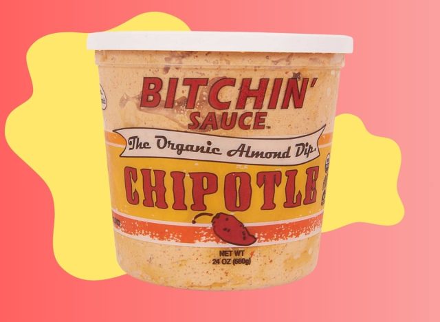 chipotle' bitching sauce on colorful background