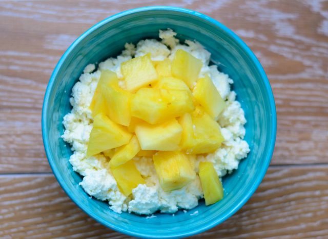 cottage cheese with pineapple
