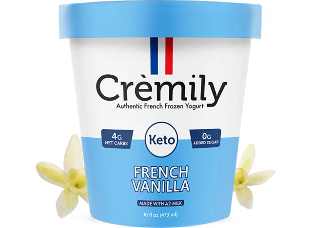 Cremily French Frozen Yogurt, Vanilla