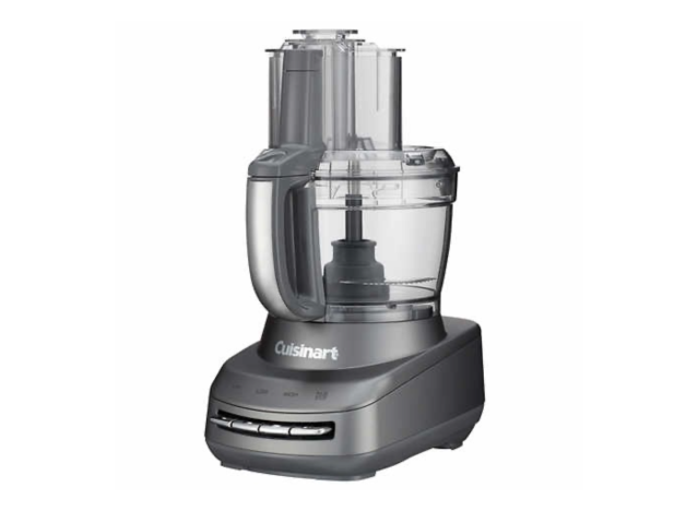 cuisinart food processor on a white background.