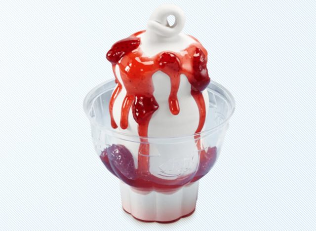 Dairy Queen Small Strawberry Sundae