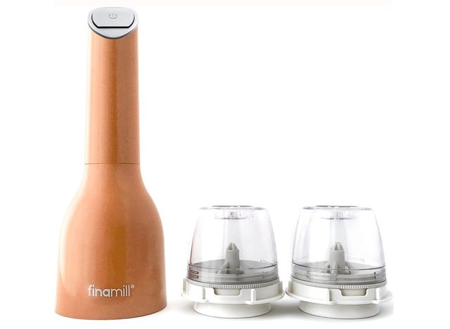 FinaMill Battery Operated Salt and Pepper Grinder Set