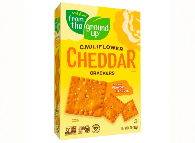 From the Ground Up Cheddar Cauliflower Crackers