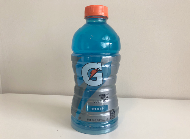 gatorade cool blue bottle. 