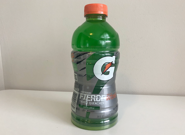 gatorade green apple bottle. 