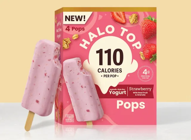 Halo Top Strawberry Yogurt Pops