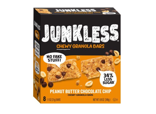 box of Junkless granola bars