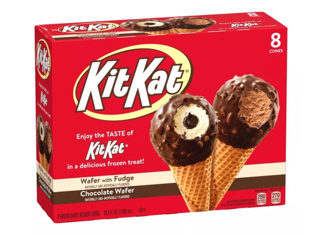 kitkat frozen dairy dessert cones