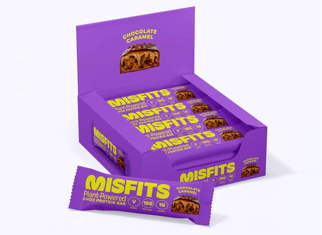  Misfits Chocolate Caramel Protein Bar 