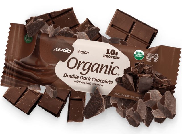 NuGo Organic Double Dark Chocolate with Sea Salt