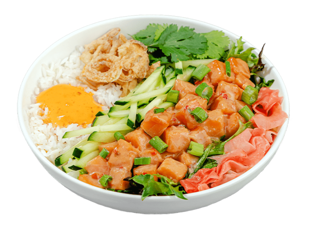 Pei Wei Salmon Poke Bowl 