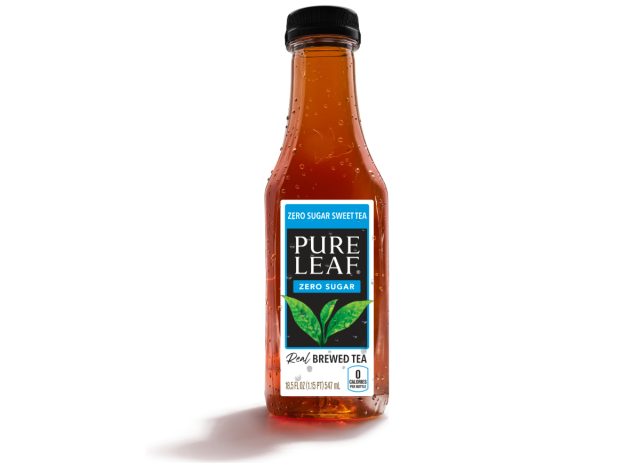 bottle of pure leaf zero sugar sweet tea