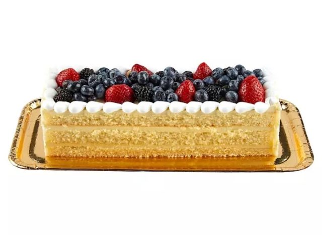 sam's club sweet fruit topped chantilly cream bar cake