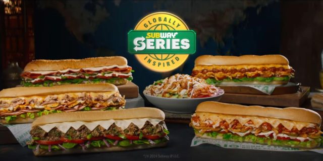 subway globally inspired menu items